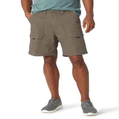 Wrangler Authentics Men's Canvas Utility Hiker Short, Earth Green, 54