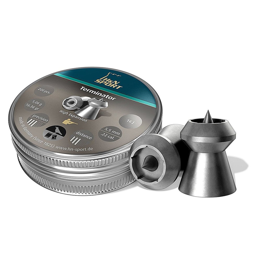 H&N Terminator Hollowpoint Airgun Pellets .22 Cal.