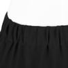EXCHIC Women's A-Line Mini Skirt Stretchy High Waist Pleated Tennis Skirts Plaid School Uniform Dance Casual Wear (L, Black) view 2