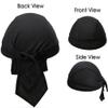 Cooling Sweat Wicking Do Dew Rag Skull Cap Beanie for Men Bandana Head Wrap Hat view 4