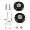 F-ber Luggage Suitcase Wheels Replacement Kit 45mm x 18mm with ABEC 608zz Inline Outdoor Skate Replacement, One Set of (2) Wheels (OD:45 W:18 ID:6 Axles:35)
