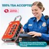ANVIL TSA Approved Luggage Lock - 4 Digit Combination, 10,000 Combinations, Easy-Read Password Window, Travel Lock for Suitcases, Backpacks, Gym & Student Lockers, Baggage (Purple 2 Pack) view 2