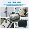 ANVIL TSA Approved Luggage Lock - 4 Digit Combination, 10,000 Combinations, Easy-Read Password Window, Travel Lock for Suitcases, Backpacks, Gym & Student Lockers, Baggage (Purple 2 Pack) view 3