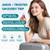 ANVIL TSA Approved Luggage Lock - 4 Digit Combination, 10,000 Combinations, Easy-Read Password Window, Travel Lock for Suitcases, Backpacks, Gym & Student Lockers, Baggage (Purple 2 Pack) view 4