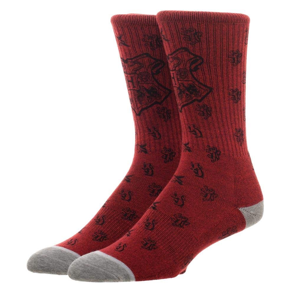 Harry Potter Hogwarts Water Print Men's Crew Socks