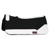 HILASON Western Wool Felt Horse Saddle Pad W/Distressed Wear Leather | for Horses view 1