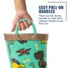 NORTY Rubber Rain Boots for Kids - Waterproof Rubber Boots Boys and Girls Solid & Printed Rainboots for Toddlers and Kids - Dinosaurs view 3