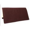 HILASON Western Horse Saddle Blanket Acrylic Wool Fur Padding Rodeo Brown view 1