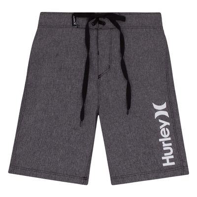 Hurley Boys Board Shorts, Black Heather, 3T