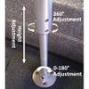 Bennett Marine Cisco Fishing Systems TMSBZ-M Trolling Motor Stabilizer Mount - Medium, 8"-12" view 2