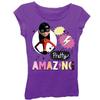 Disney girls The Incredibles 2 Violet Pretty Amazing Short Sleeve T-shirt T Shirt, Purple Rush, 5 6 US view 1