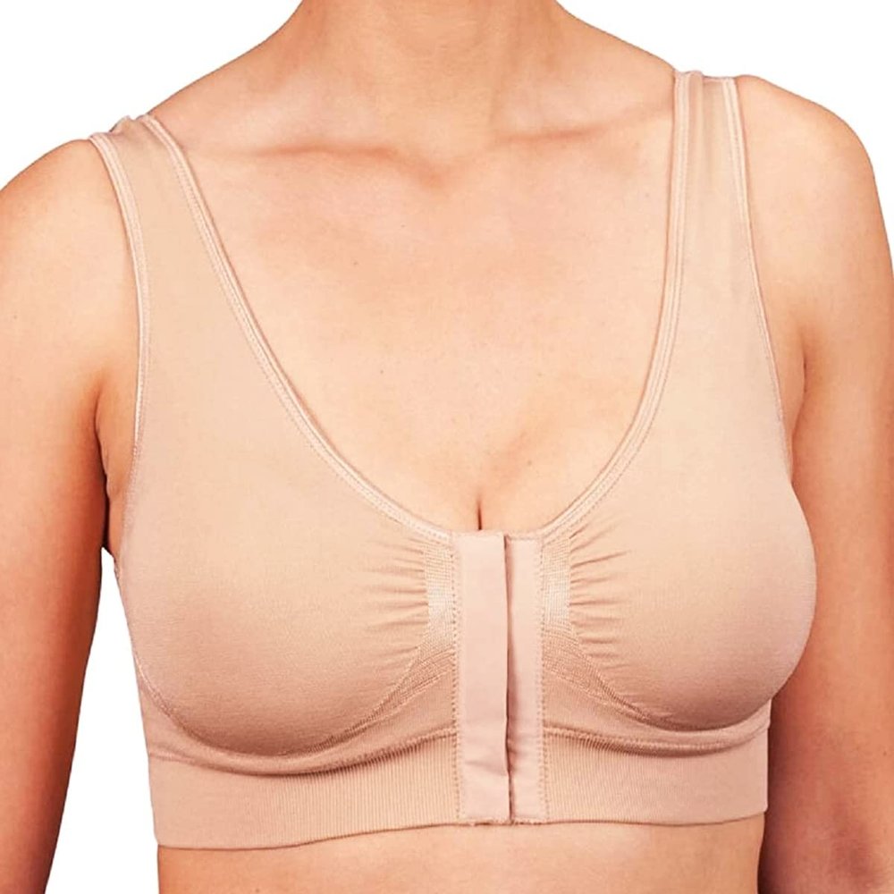 Miracle Bamboo Comfort Bra - Nude- 2XL ( Bust 43-46)