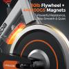 YOSUDA Indoor Cycling Bike Stationary - Cycle Bike with Ipad Mount Comfortable Seat Cushion (Gray) view 2