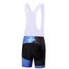 Uriah Men's Cycling Bib Shorts White 3D Coolmax Gel Padded Fancy Blue Size M(CN) view 2