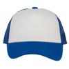TOP HEADWEAR Youth Girls Boys Trucker Cap - Snapback Kids Baseball Hat White/Royal view 2