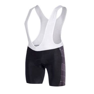 Uriah Men's Cycling Bib Shorts White 3D Coolmax Gel Padded Stripes Green Size L(CN)