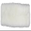 ECP Equine Comfort Products Easy Fit Genuine Merino Sheepskin Girth Cover, Prevents Gall Sores & Chafing, Sweat-Absorbing, Breathable, Soft & Protective, 26 Inches, White view 2