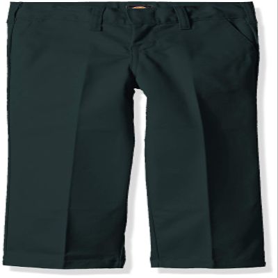Dickies Boy's Flexwaist Flat Front Straight Leg School Uniform Pants  Adjustable Uniform Trousers for Schoolwear, Hunter Green, 18