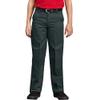 Dickies Boy's Flexwaist Flat Front Straight Leg School Uniform Pants  Adjustable Uniform Trousers for Schoolwear, Hunter Green, 18 view 2