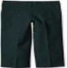 Dickies Boy's Flexwaist Flat Front Straight Leg School Uniform Pants  Adjustable Uniform Trousers for Schoolwear, Hunter Green, 18 view 3