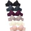 Mamia Women's Basic Plain Bras, Pack of 6 - (Desire, 36C) view 1