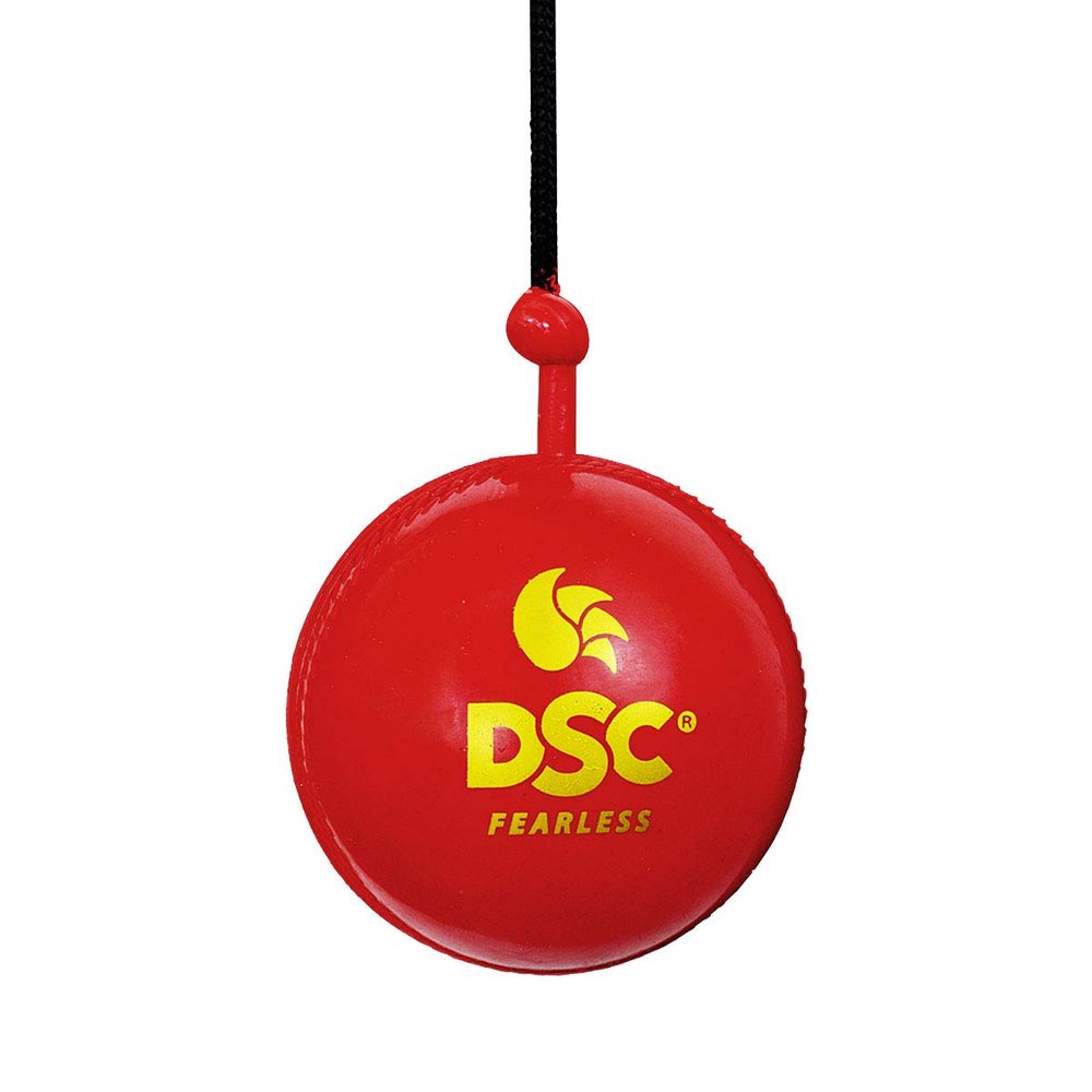DSC Hanging Synthetic Cricket Ball (Red)