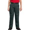 Dickies Kids Boys' Little Flexwaist Flat Front Straight Leg Pant, Hunter Green, 7 view 1