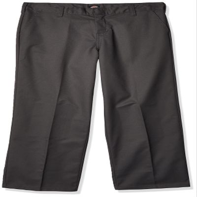 Dickies Boy's Flexwaist Flat Front Straight Leg School Uniform Pants  Adjustable Uniform Trousers for Schoolwear, Charcoal, 18 Husky