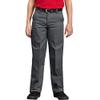 Dickies Boy's Flexwaist Flat Front Straight Leg School Uniform Pants  Adjustable Uniform Trousers for Schoolwear, Charcoal, 18 Husky view 2