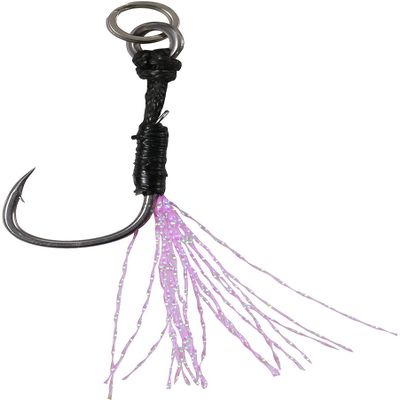 Duo Assist Hooks Drag Metal DC-SC #13, Pink Tinsel, 5 per Pack (0629)