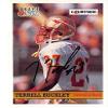 Autograph Warehouse 443904 Florida State Seminoles 1992 Courtside Draft Pix 100 Terrell Buckley Autographed Football Card view 1