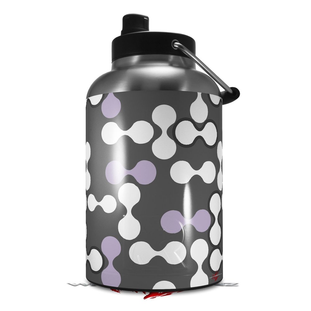 WraptorSkinz Skin Decal Wrap compatible with RTIC One Gallon (2017) Jug Locknodes 04 Lavender (Jug NOT INCLUDED)