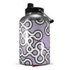 WraptorSkinz Skin Decal Wrap compatible with RTIC One Gallon (2017) Jug Locknodes 03 Lavender (Jug NOT INCLUDED) view 1