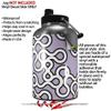 WraptorSkinz Skin Decal Wrap compatible with RTIC One Gallon (2017) Jug Locknodes 03 Lavender (Jug NOT INCLUDED) view 2