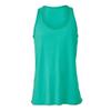 Bella + Canvas Youth Flowy Racerback Tank (S) (Teal) view 1