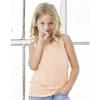 Bella + Canvas Youth Flowy Racerback Tank (S) (Teal) view 2
