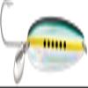 Luhr Jensen 4.0 Coyote Spoon Sardine Glow Back view 1