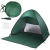 JIAN YA NA Pop Up Beach Tent Portable UV Protection Beach Shell with Ground Sunscreen Self-Construction Automatic Tent Beach Umbrella Sun Shelter (Green) view 1