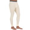 Fruit of the Loom Men's Classic Midweight Waffle Thermal Underwear Bottoms (2-Pack), Black Soot/Natural, 3X-Large view 2