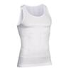 Bakerdani Mens Slimming Body Shaper Vest Shirt Abs Abdomen Slim Shapewear White view 1
