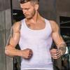 Bakerdani Mens Slimming Body Shaper Vest Shirt Abs Abdomen Slim Shapewear White view 2
