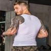 Bakerdani Mens Slimming Body Shaper Vest Shirt Abs Abdomen Slim Shapewear White view 3