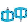 FOOKER MTB Pedals Mountain Bike Pedals 3 Bearing Non-Slip Lightweight Nylon Fiber Bicycle Platform Pedals for BMX MTB 9/16" view 2