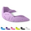 SISU Aero Medium Mouthguard, Lucky Lavender - 30% Stronger Protection for Lacrosse, Football, Hockey, Roller Derby, Team Sports - Remoldable Up to 20 Times - Ultra Slim - Works for Braces - Non Toxic view 1