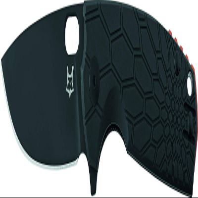 Fox FX-604B Heart Knife, Black, 11 cm