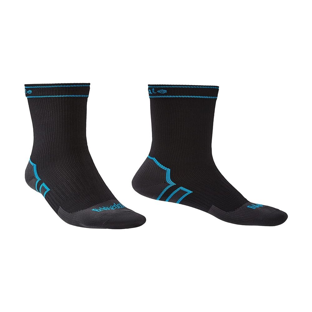 Bridgedale Standard Mens and Hiking-Socks, Black/Blue, Large