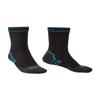 Bridgedale Standard Mens and Hiking-Socks, Black/Blue, Large view 1