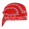 Skull Cap Cycling Helmet Liner Head Wrap Scarf Pirate Hat Bandana Running Beanie Red view 1