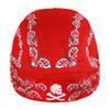 Skull Cap Cycling Helmet Liner Head Wrap Scarf Pirate Hat Bandana Running Beanie Red view 2