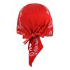 Skull Cap Cycling Helmet Liner Head Wrap Scarf Pirate Hat Bandana Running Beanie Red view 4